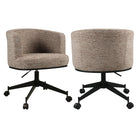 Dining chair Rochenne mocca linear swivel on wheels by Richmond Interiors