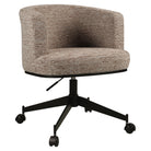 Dining chair Rochenne mocca linear swivel on wheels by Richmond Interiors