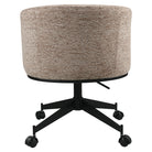 Dining chair Rochenne mocca linear swivel on wheels by Richmond Interiors