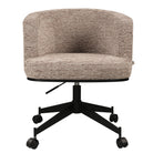 Dining chair Rochenne mocca linear swivel on wheels by Richmond Interiors