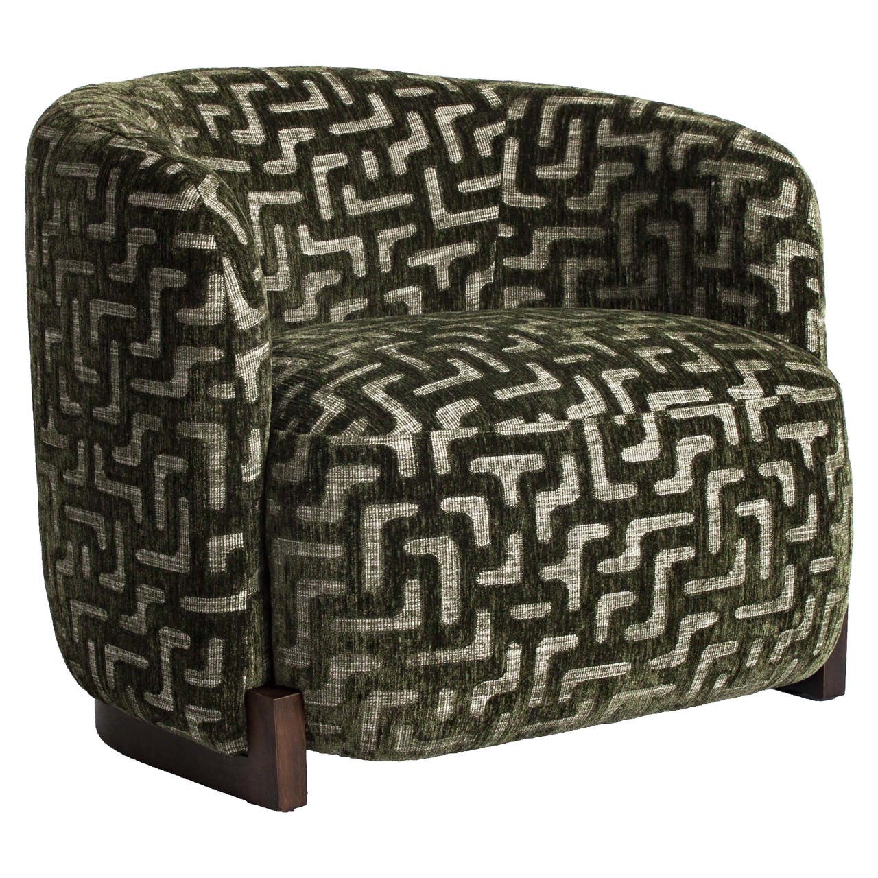 Hannah Moss Labyrinth Lounge Chair by Richmond Interiors