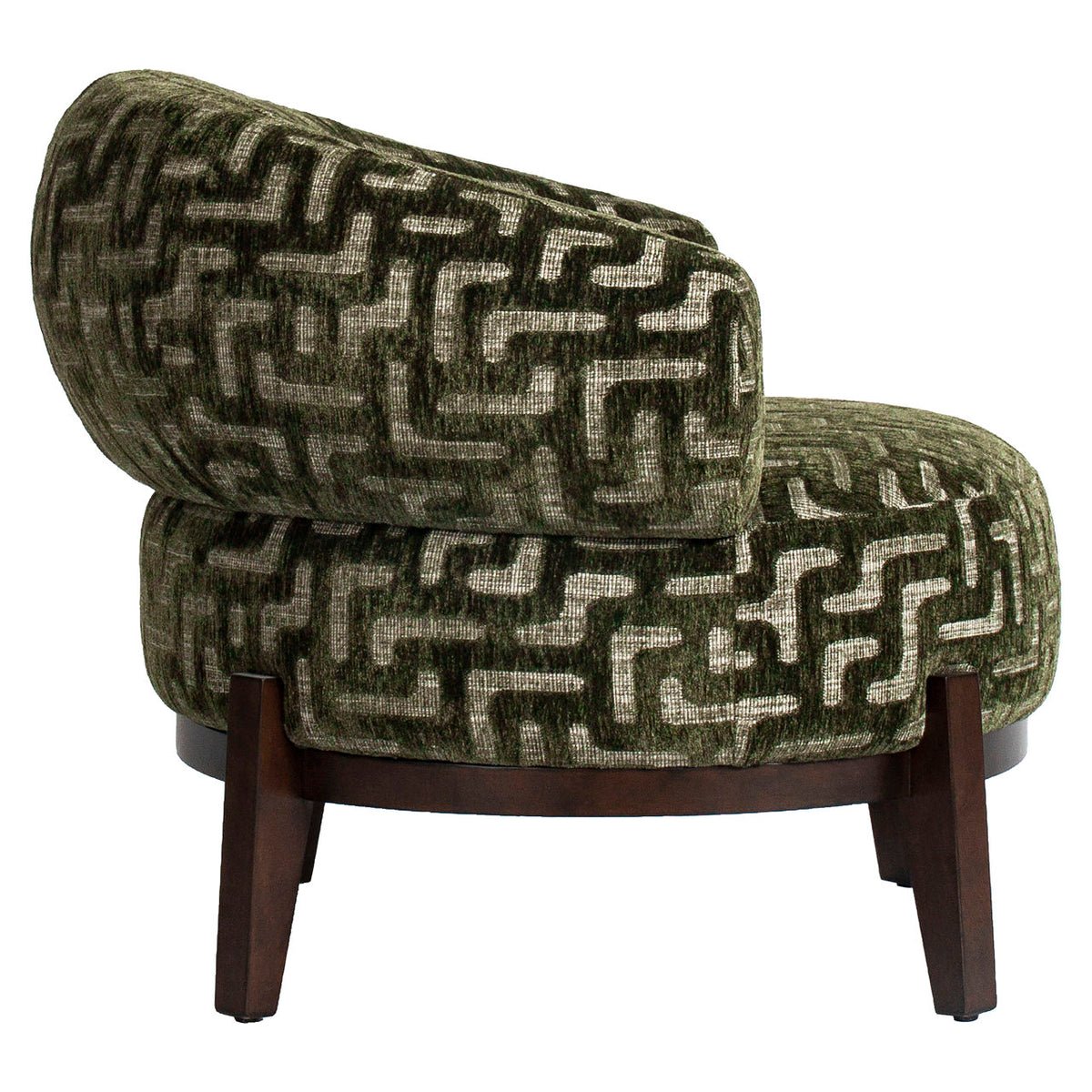 Lounge chair Montana moss labyrinth by Richmond Interiors