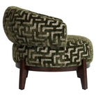 Lounge chair Montana moss labyrinth by Richmond Interiors