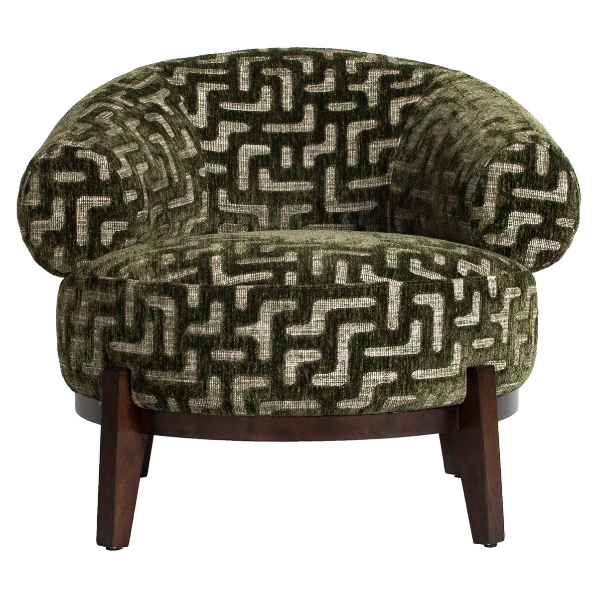 Lounge chair Montana moss labyrinth by Richmond Interiors