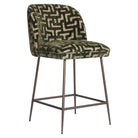 Counter stool Pullitzer moss labyrinth by Richmond Interiors