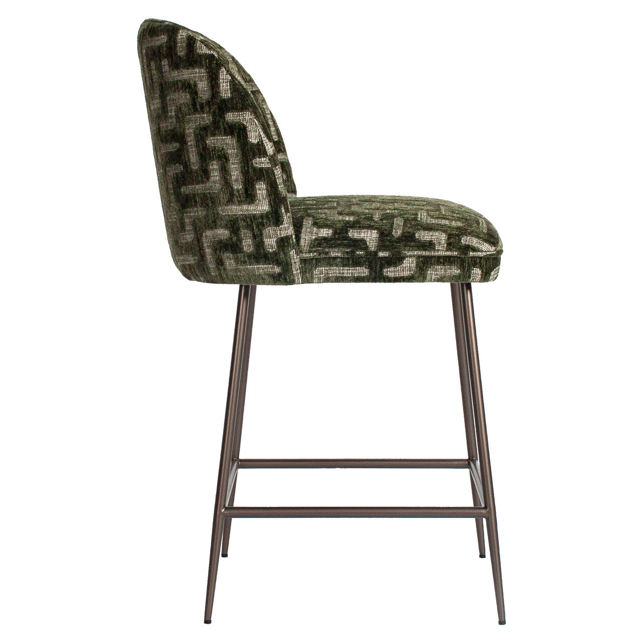 Counter stool Pullitzer moss labyrinth by Richmond Interiors