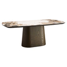 Langford Brown Oak Veneer & Ceramic Top Dining Table - 200cm by Richmond Interiors