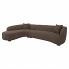 Sofa Pandora brown chunky lounge left by Richmond Interiors