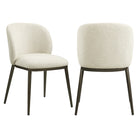 Dining chair Gandy biscotti fire retardant by Richmond Interiors