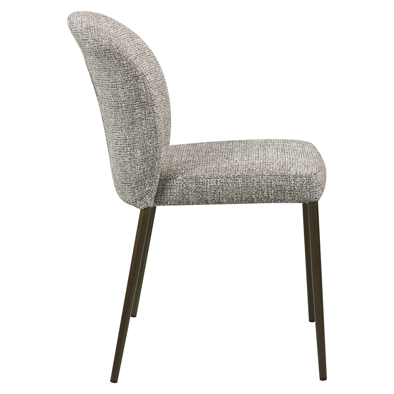 Dining chair Stacker earth tweed fire retardant (Set of 2) by Richmond Interiors