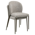 Dining chair Stacker earth tweed fire retardant (Set of 2) by Richmond Interiors
