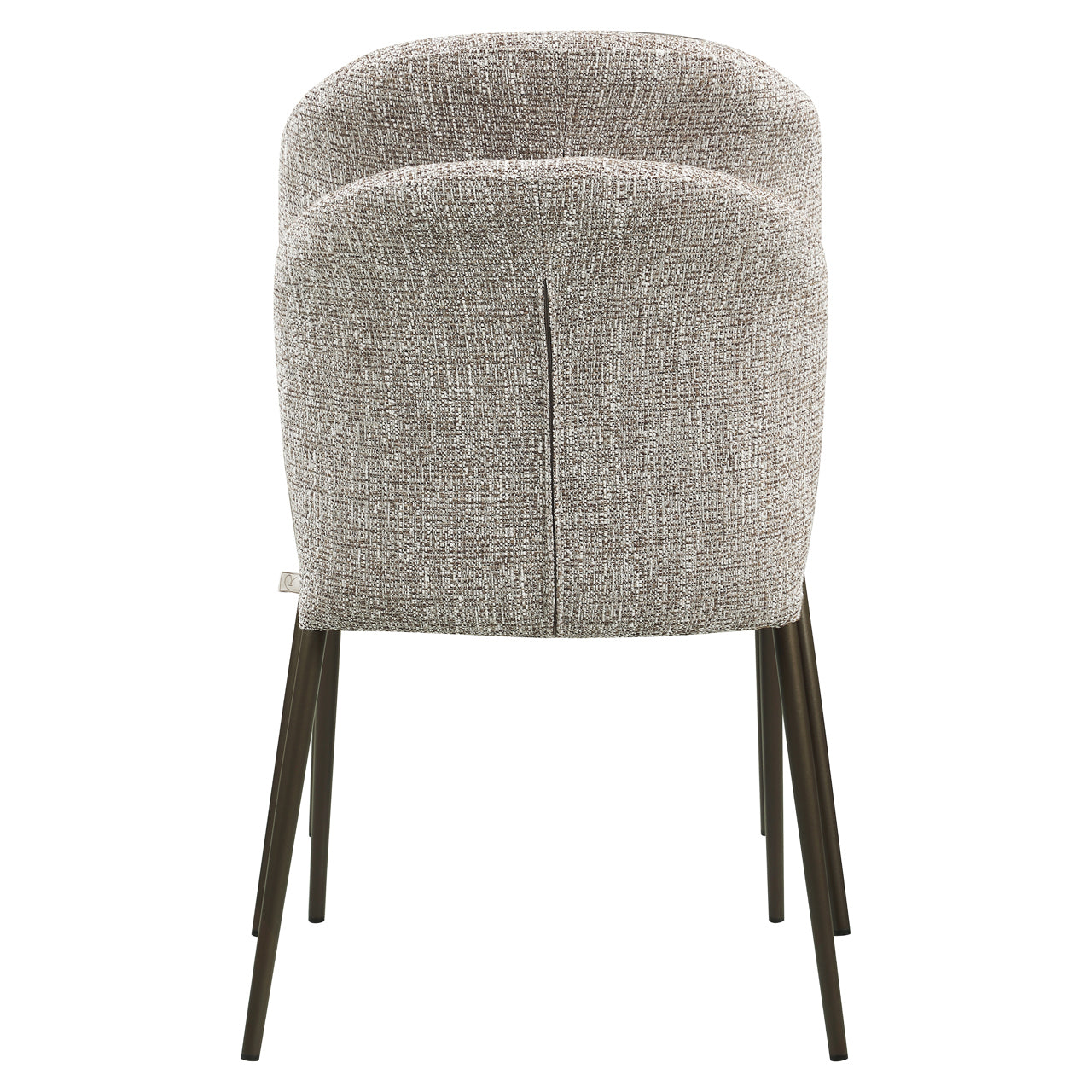 Dining chair Stacker earth tweed fire retardant (Set of 2) by Richmond Interiors