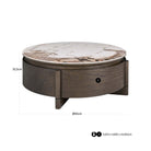 Langford Brown 1-Drawer Coffee Table - 90cm by Richmond Interiors