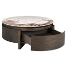 Coffee table Langford brown 90Ø 1-drawer by Richmond Interiors