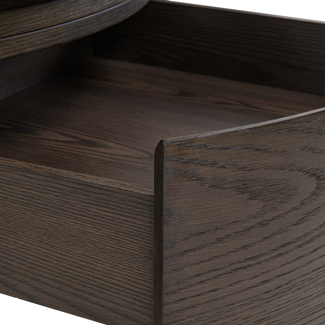 Coffee table Langford brown 90Ø 1-drawer by Richmond Interiors