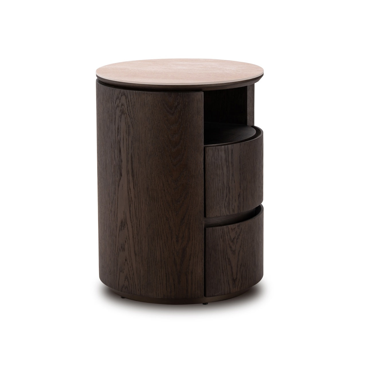 Nightstand Nando brown 2-drawers by Richmond Interiors