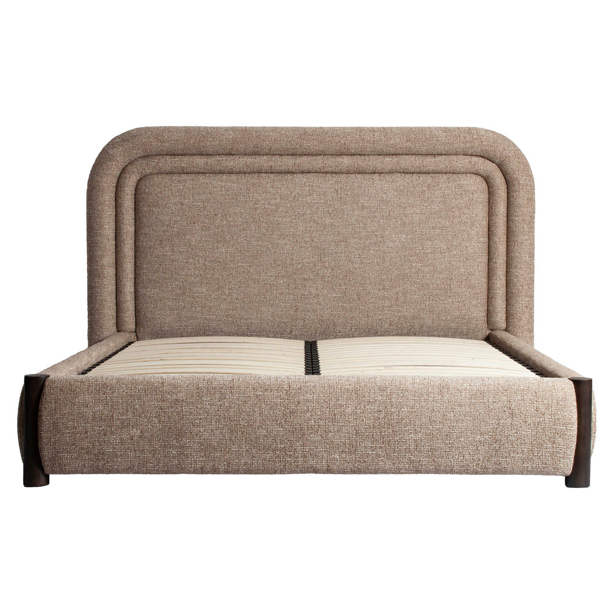 Bed Citadel sand tweed 160x200 (mattress size (excl.)) by Richmond Interiors