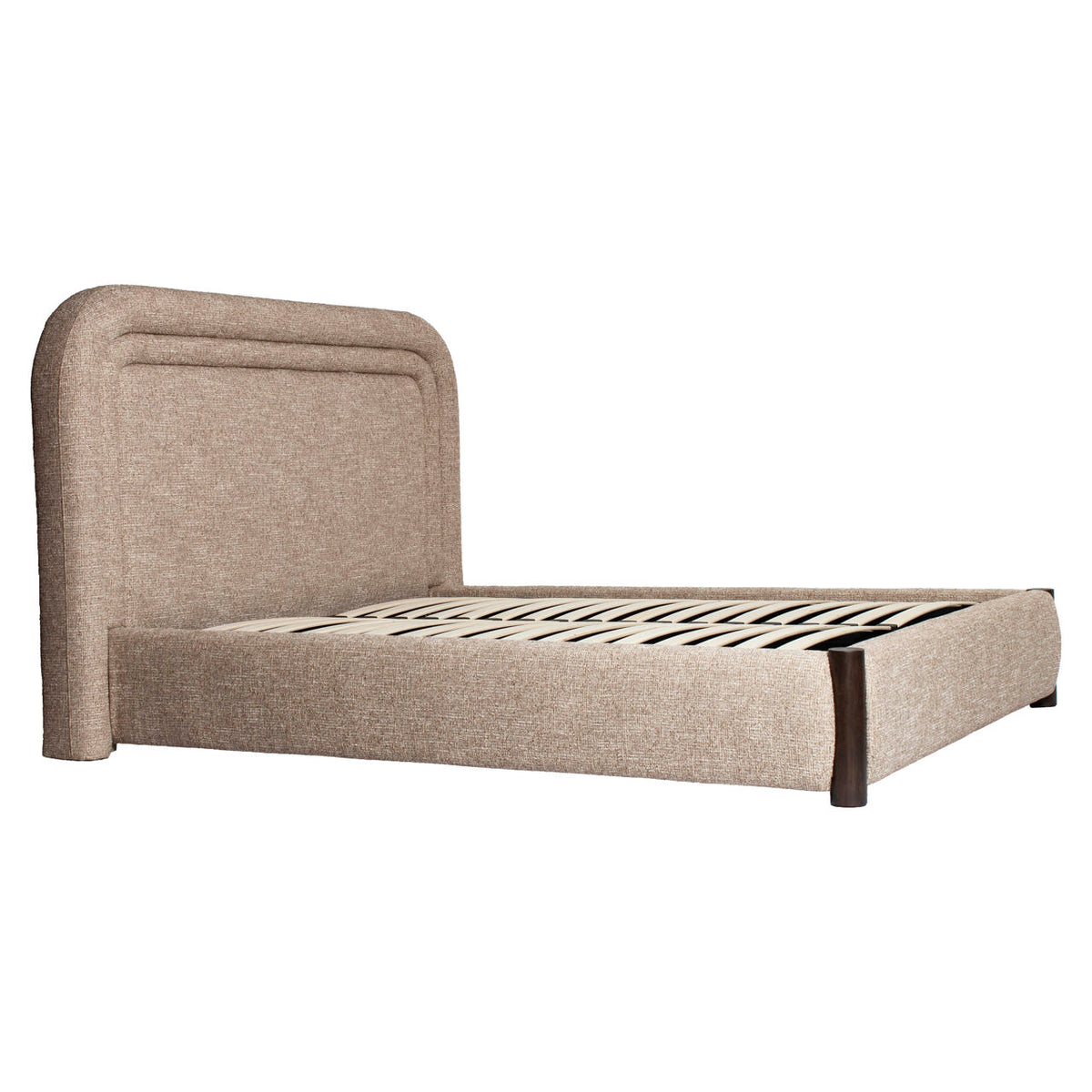 Bed Citadel sand tweed 160x200 (mattress size (excl.)) by Richmond Interiors