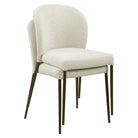 Dining chair Stacker biscotti fire retardant (Set of 2) by Richmond Interiors