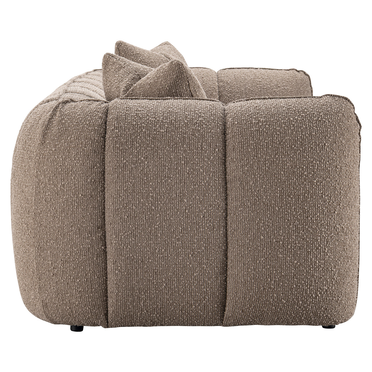 Sofa Hogan mocca chunky 3-seater fire retardant by Richmond Interiors