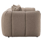 Sofa Hogan mocca chunky 3-seater fire retardant by Richmond Interiors