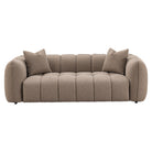 Sofa Hogan mocca chunky 3-seater fire retardant by Richmond Interiors