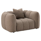Lounge chair Hogan mocca chunky fire retardant by Richmond Interiors