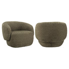 Lounge chair Milano moss chevron by Richmond Interiors