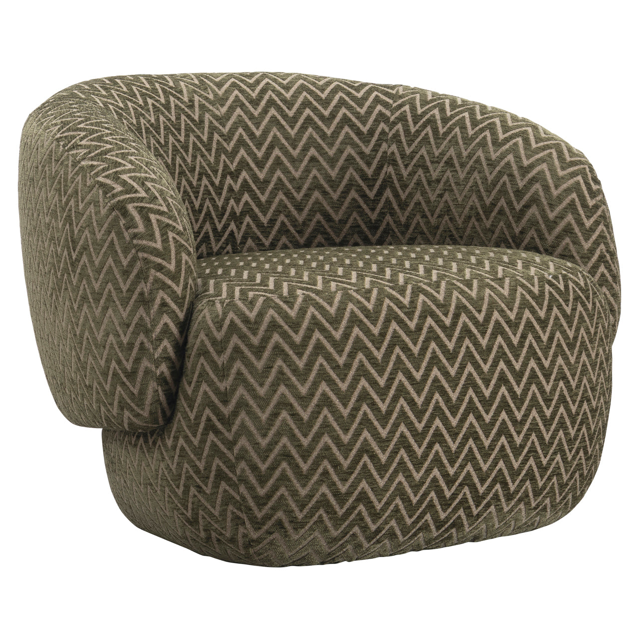 Lounge chair Milano moss chevron by Richmond Interiors
