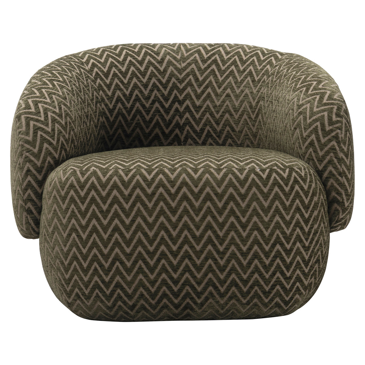 Lounge chair Milano moss chevron by Richmond Interiors