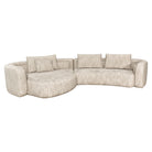 Sofa Angusto natural softweave lounge left by Richmond Interiors