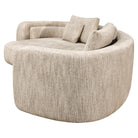Sofa Angusto natural softweave lounge left by Richmond Interiors
