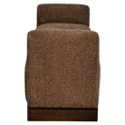 Bench Winslov brown blockweave fire retardant by Richmond Interiors