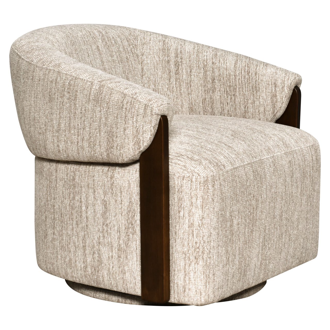 Lounge chair Marina natural softweave swivel fire retardant by Richmond Interiors