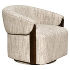 Lounge chair Marina natural softweave swivel fire retardant by Richmond Interiors