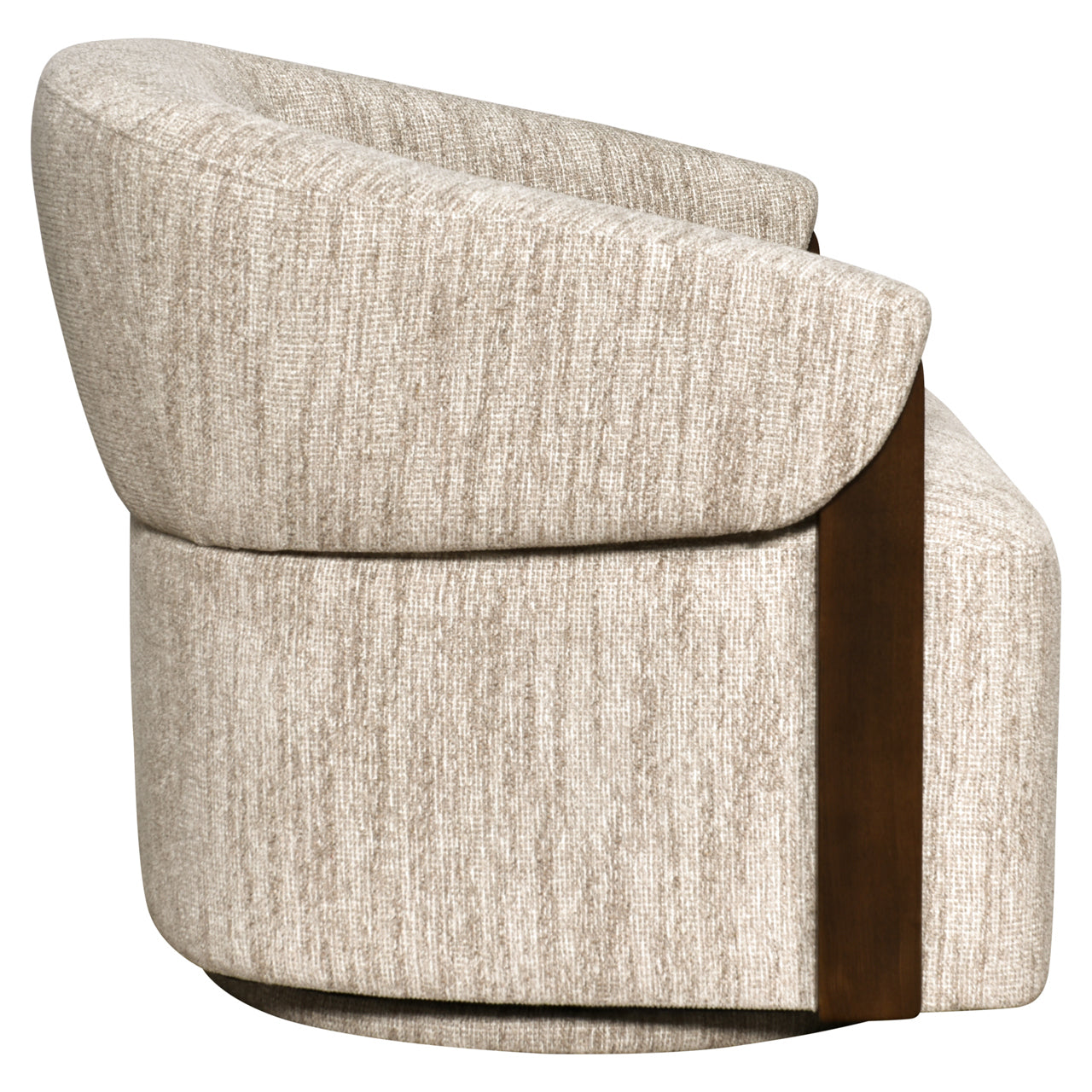 Lounge chair Marina natural softweave swivel fire retardant by Richmond Interiors