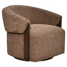 Lounge chair Marina brown blockweave swivel fire retardant by Richmond Interiors