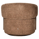 Lounge chair Marina brown blockweave swivel fire retardant by Richmond Interiors