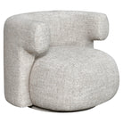 Lounge chair Talley cream tweed swivel by Richmond Interiors