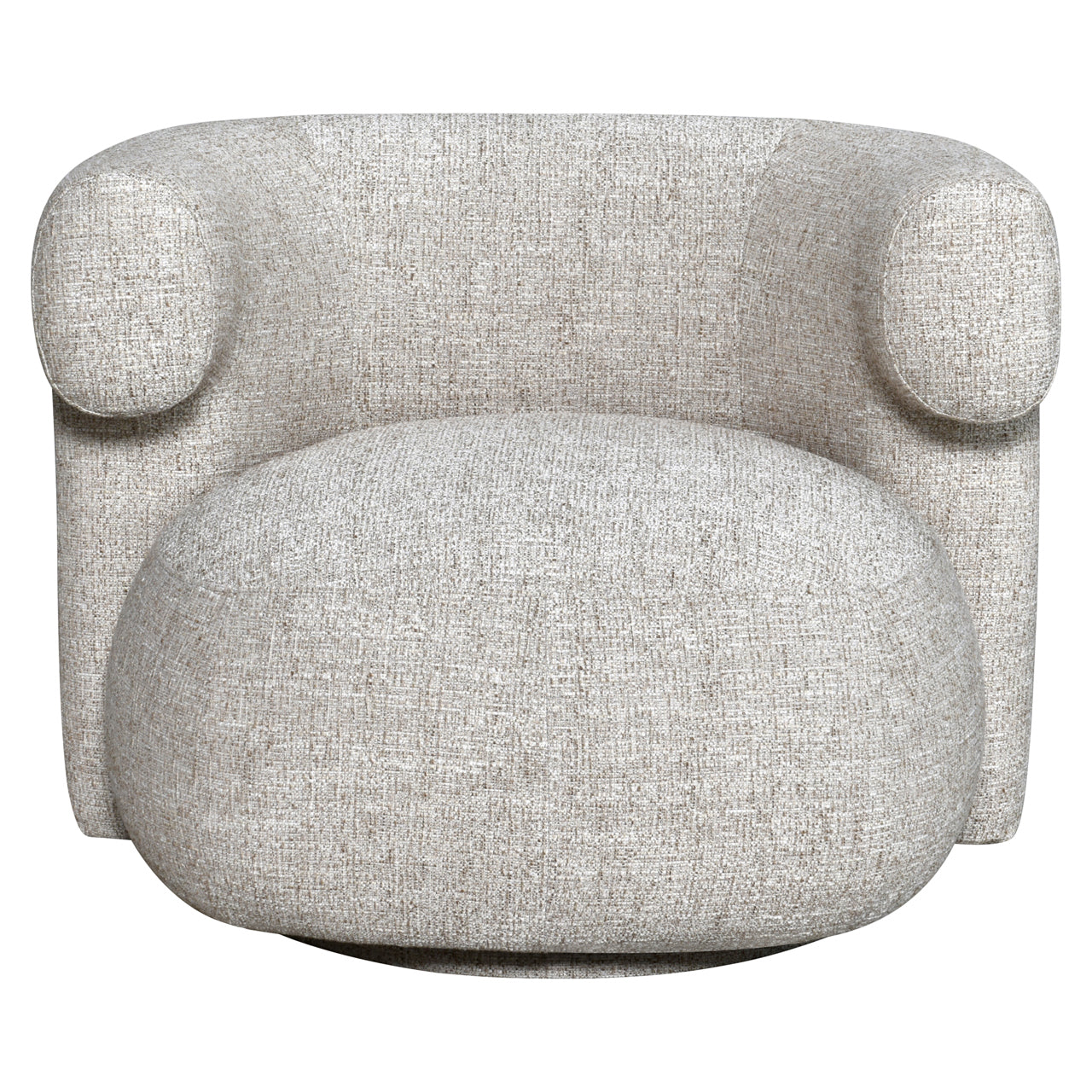 Lounge chair Talley cream tweed swivel by Richmond Interiors