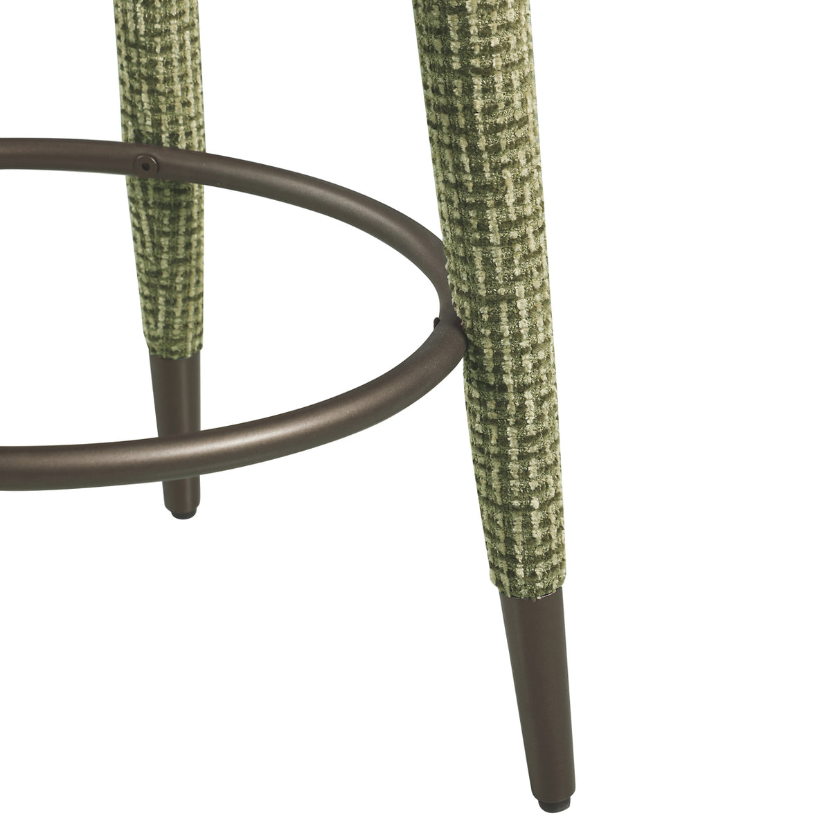 Counter stool Tenashar green blockweave swivel by Richmond Interiors