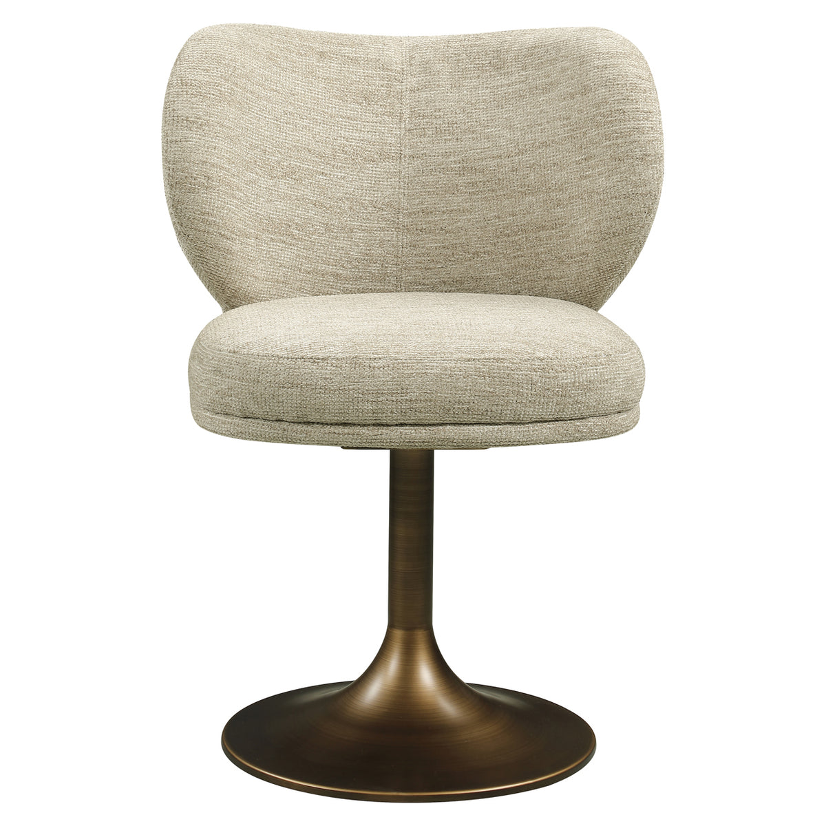 Dining chair Amely natural softweave swivel by Richmond Interiors