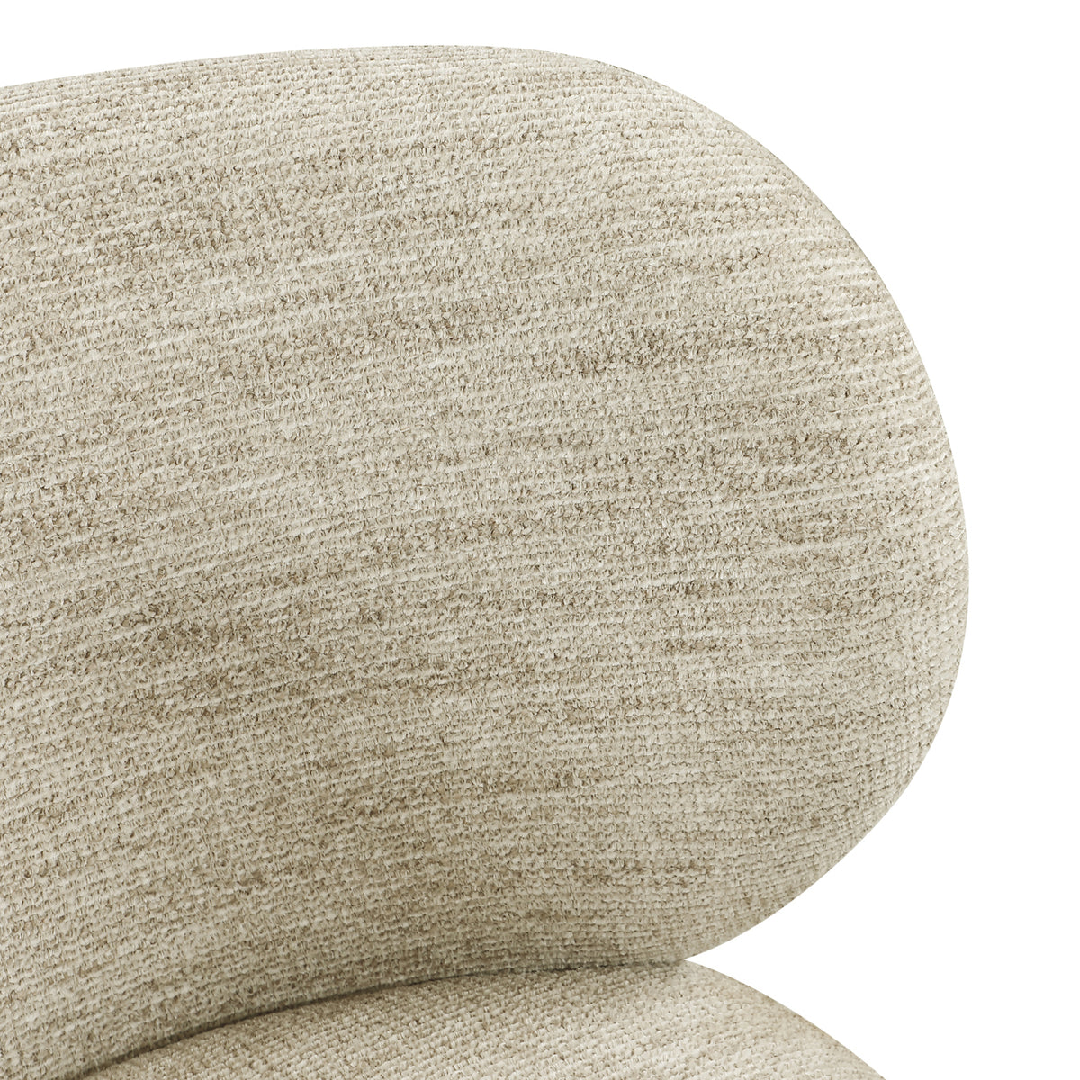 Dining chair Amely natural softweave swivel by Richmond Interiors