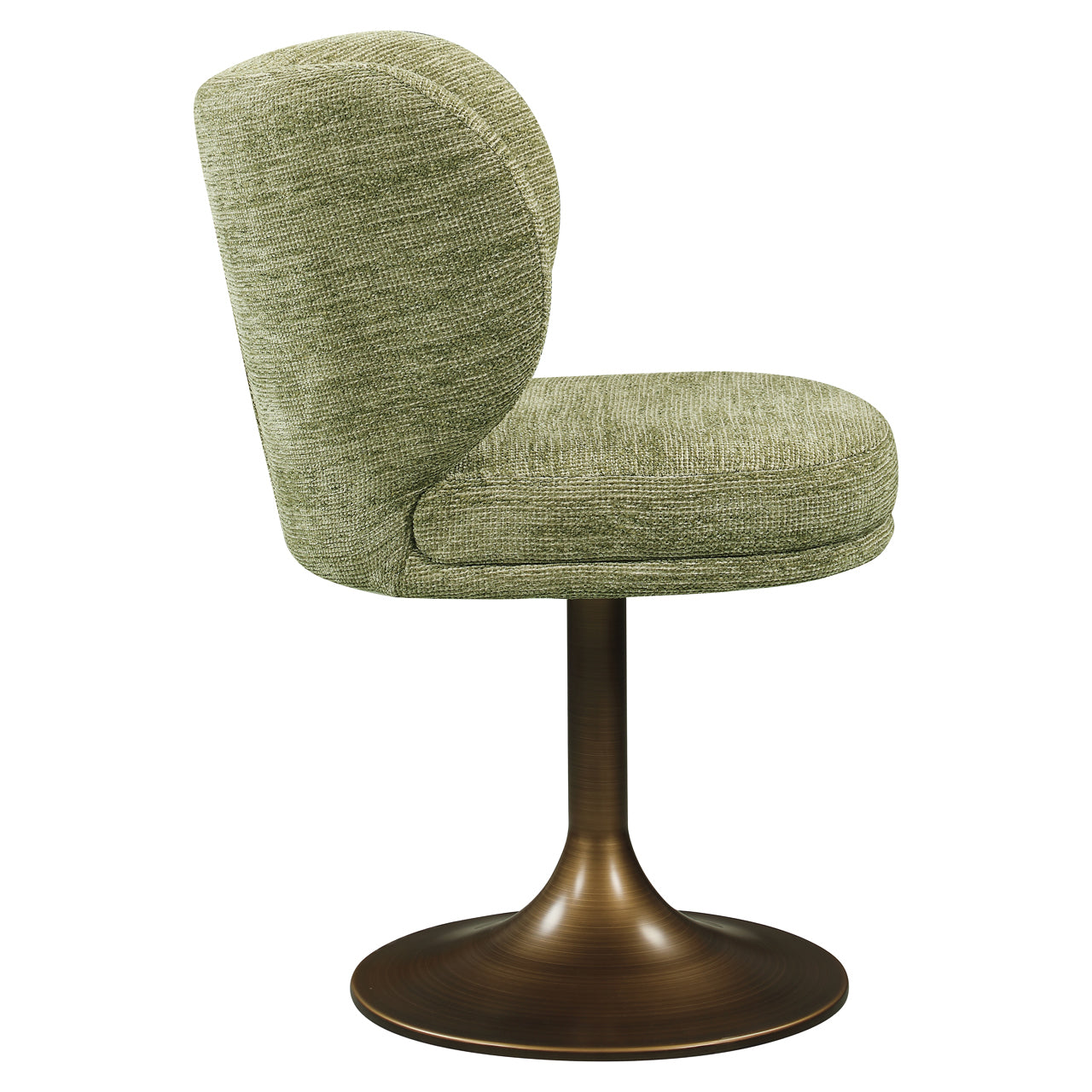 Dining chair Amely pistache softweave swivel by Richmond Interiors