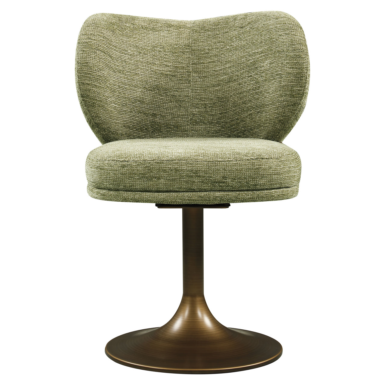 Dining chair Amely pistache softweave swivel by Richmond Interiors