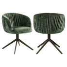 Dining chair Cassi sage chenille swivel by Richmond Interiors