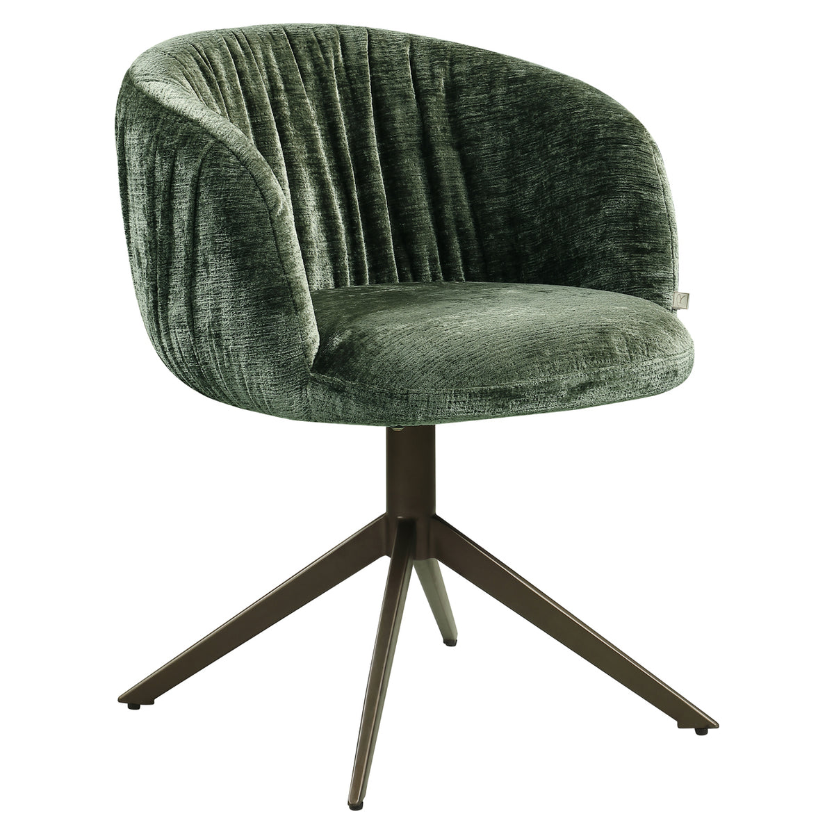 Dining chair Cassi sage chenille swivel by Richmond Interiors
