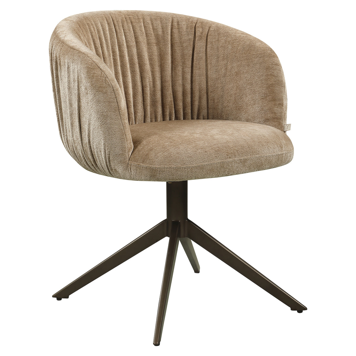 Dining chair Cassi sand soft swivel by Richmond Interiors