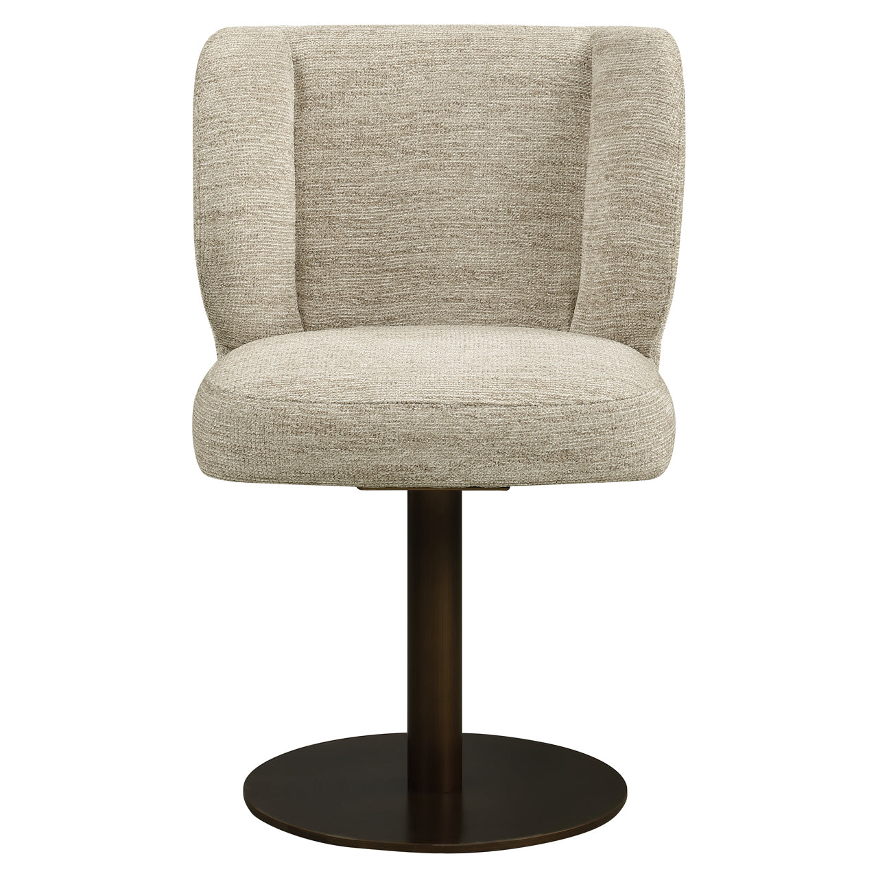 Dining chair Fiona natural softweave swivel by Richmond Interiors