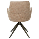 Dining chair Chase ginger jacquard swivel by Richmond Interiors